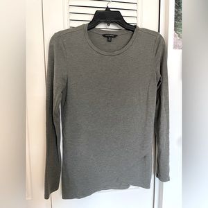Banana republic olive long sleeve shirt